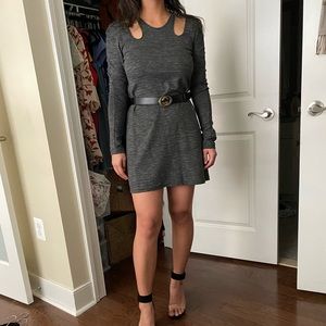 Maggie Ward dress with shoulder cut outs